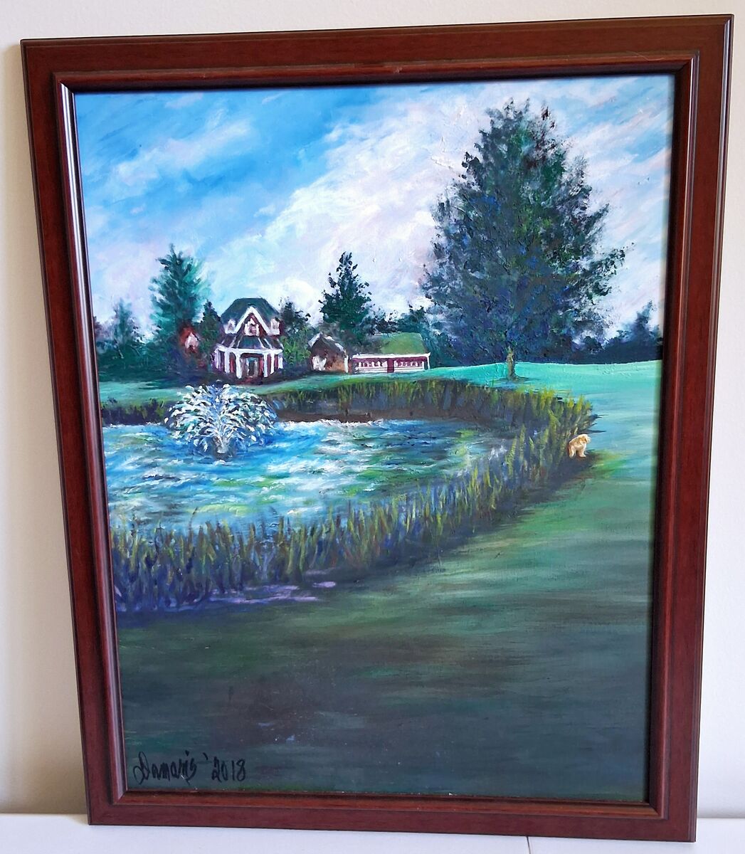 NEW LOWER PRICE!  Oil painting of Nashville Estate