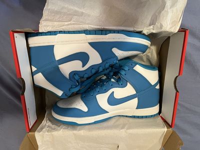 Nike Dunk High Retro Laser Blue Size 10 Mens