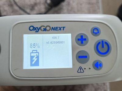 Portable oxygen concentrator, 436 hours used