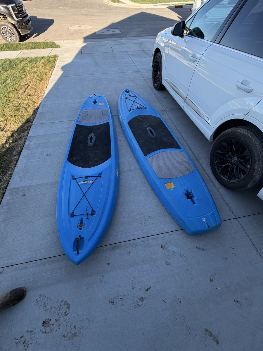 2 lifetime paddle boards