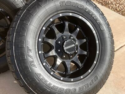 Raceline Wheels with Toyo Open Country Tires