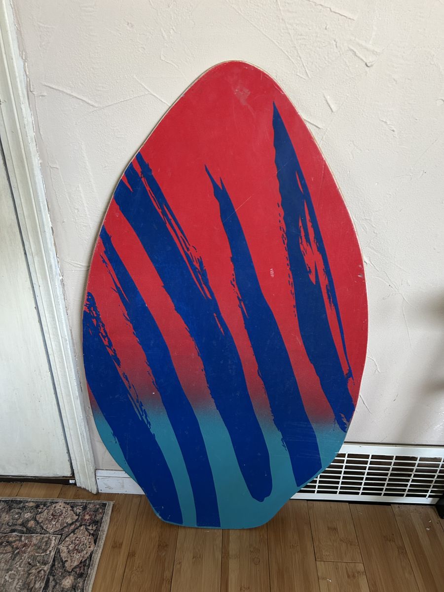 Colorful Wood skim board