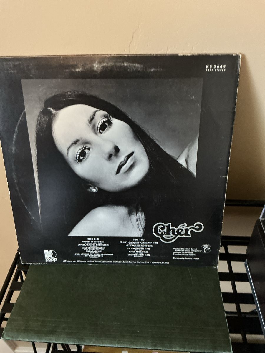 Cher Gypsys, Tramps & Thieves Vinyl LP Record Kapp Records 1971