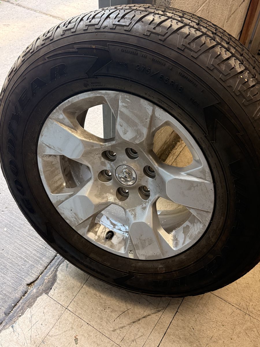 Goodyear tires and wheels 275/65R18