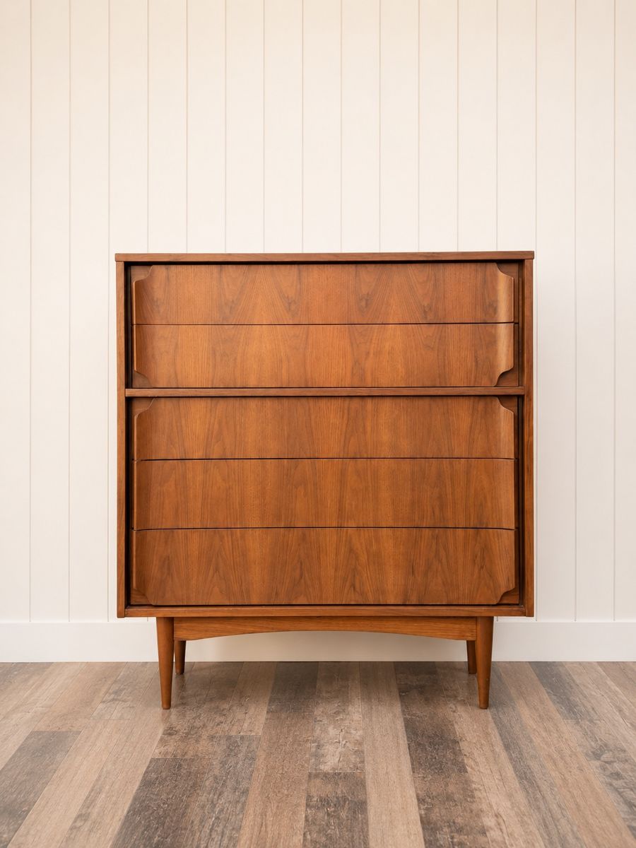 Sweet Broyhill Mid Century Modern Tall Dresser