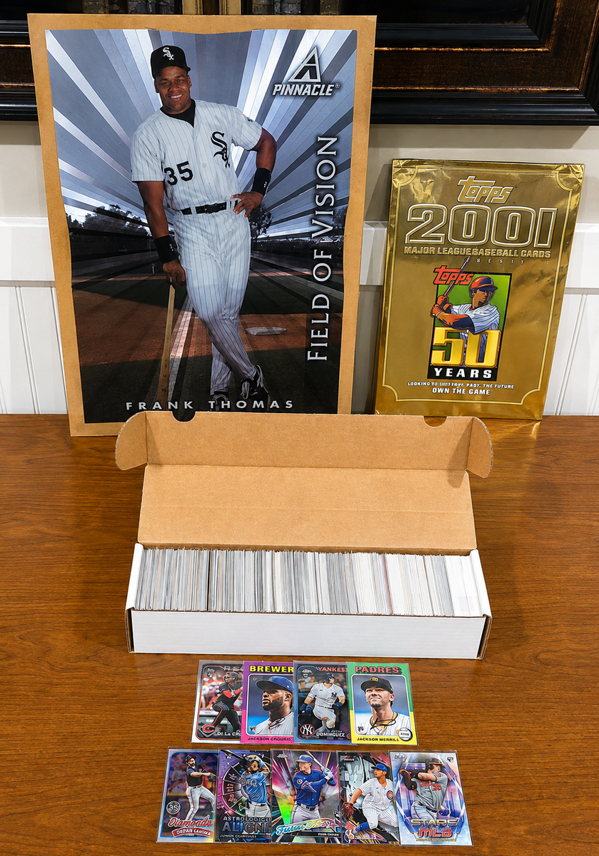  HUGE BASEBALL CARD & MEMORABILIA LOT – 530+ CARDS + OVERSIZED PROMOS – $125 OBO