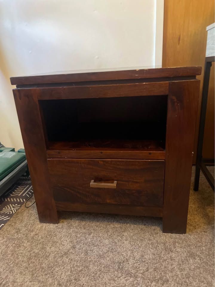 Solid Mahogany Nightstand