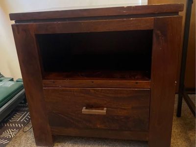 Solid Mahogany Nightstand