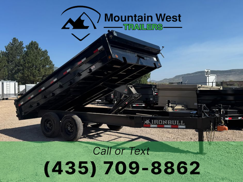 2026 Iron Bull 8X14-14.9K Deck Over Dump Trailer