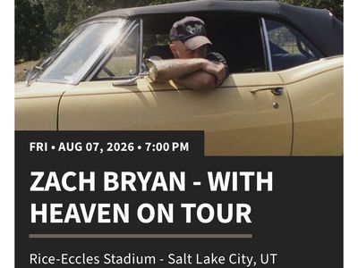 zach bryan concert tickets!