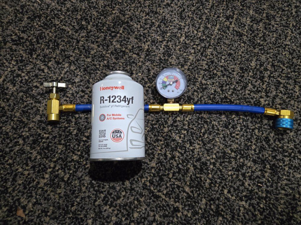 Vehicle AC coolant and hose