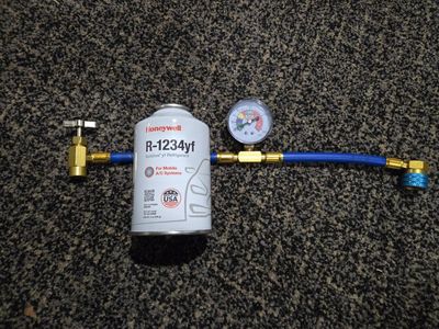 Vehicle AC coolant and hose