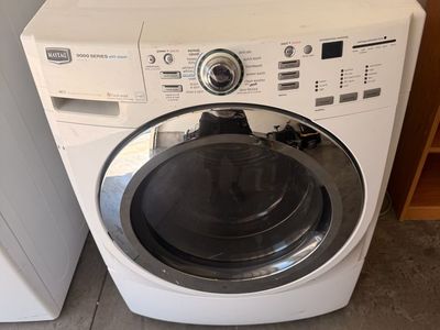 Maytag 9000 Series Front Load Washer White Electric