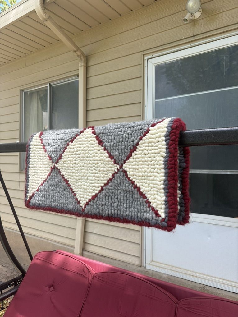 Pulled wool Saddle Pad