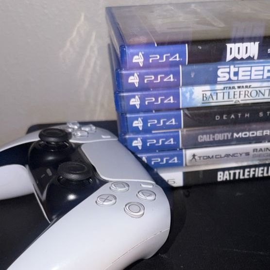Ps5 w Games Tv Controllers