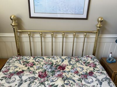 Brass Full size headboard $100 cash/venmo in Draper