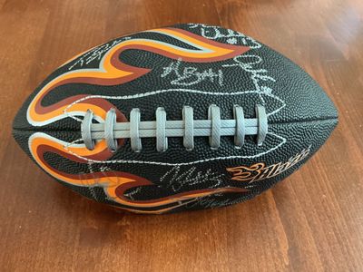Utah Blaze Arena Football Autographed AFL Season