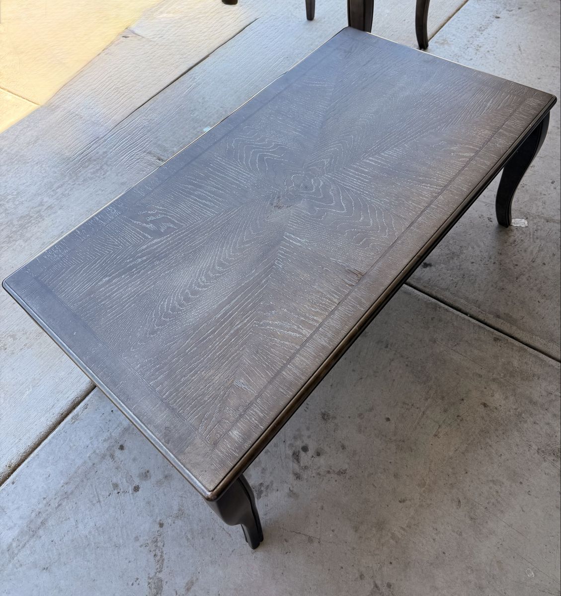 Rectangular Wood Coffee Table - Elegant Design, Lightly Used