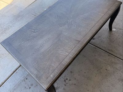 Rectangular Wood Coffee Table - Elegant Design, Lightly Used