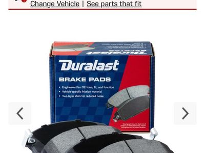 2012 Nissan Altima Front Brake Pads