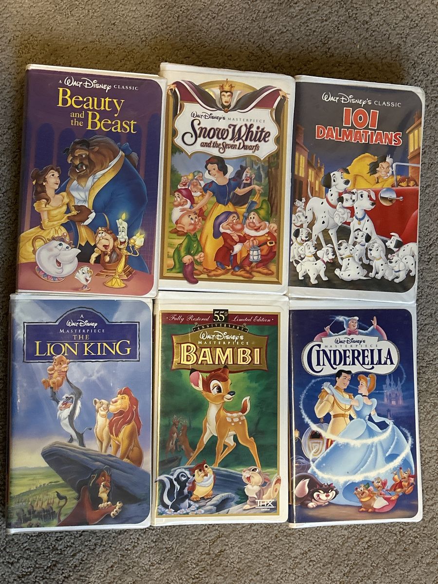Lot of 6 VHS Tapes Rare