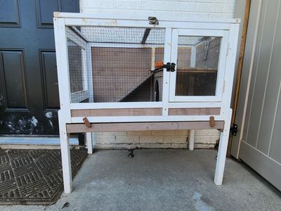 Hutch, cage, or enclosure for Rabbit, Bunny, Guinea Pig.