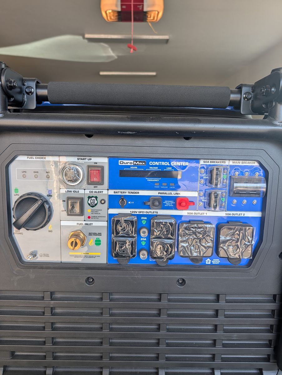 DuroMax 16,000 Watt Portable Tri Fuel Inverter Generator