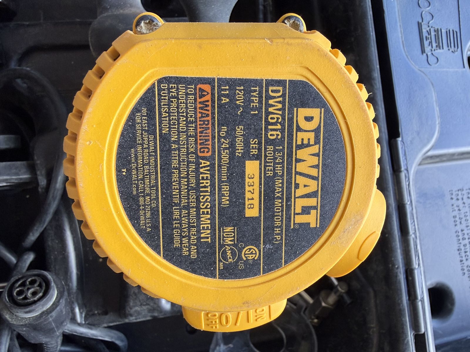 DeWalt DW616 Router
