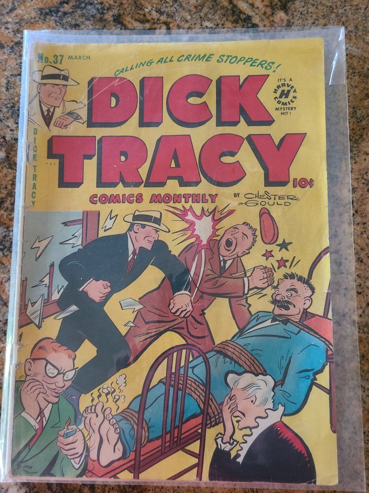 Dick Tracy Comics Monthly No. 37 March Harvey Comics Vintage