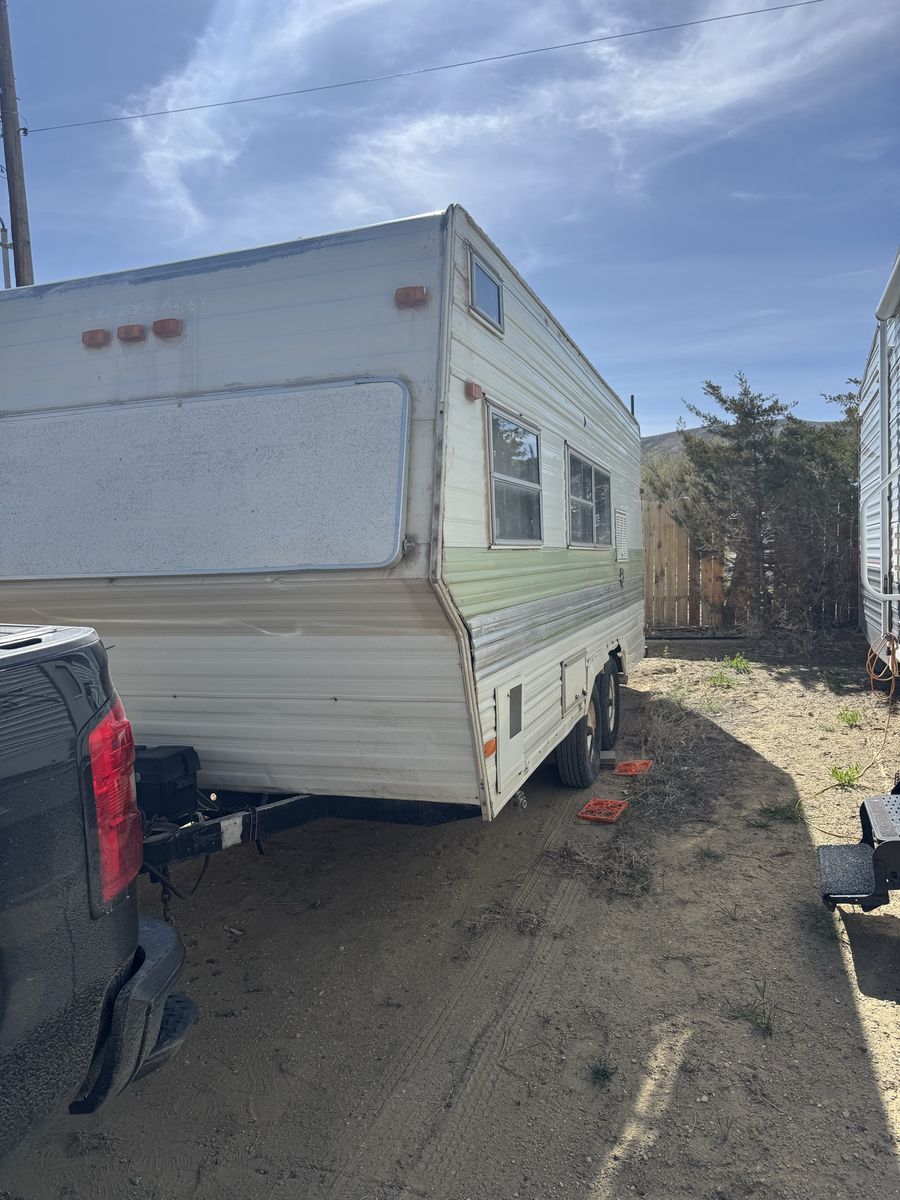 Older camper for sale.
