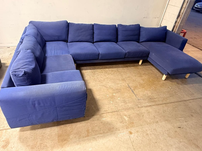 Large Dark Blue Sectional