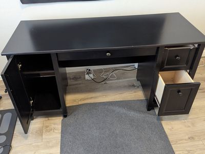 Estate Black Computer Desk