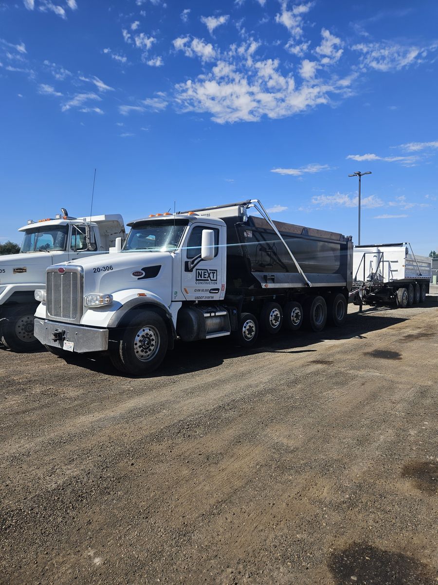 2020 PETERBUILT DUMP TRUCK WITH PUP