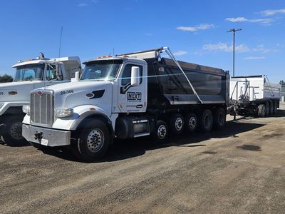 2020 PETERBUILT DUMP TRUCK WITH PUP