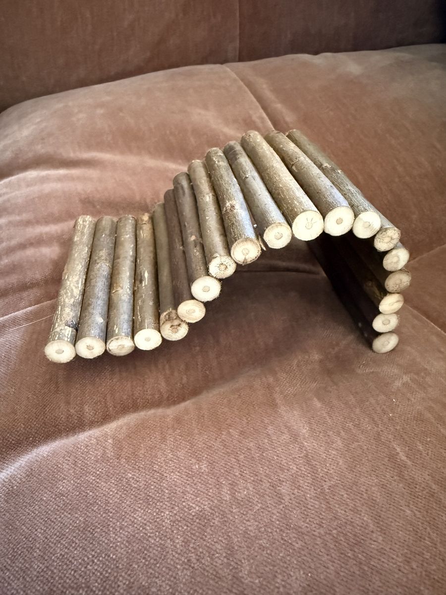 Wooden Bendable Bridge Pet Toy for Small Animals