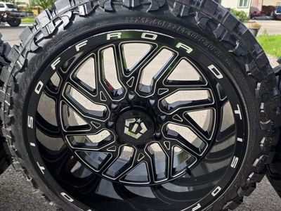 TIS Offroad Wheels with 33x12.50R22LT Tires 8×180 bolt pattern