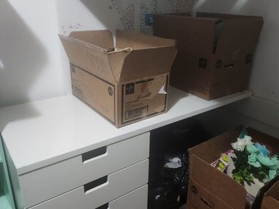 Smastad white IKEA twin loft bed with desk