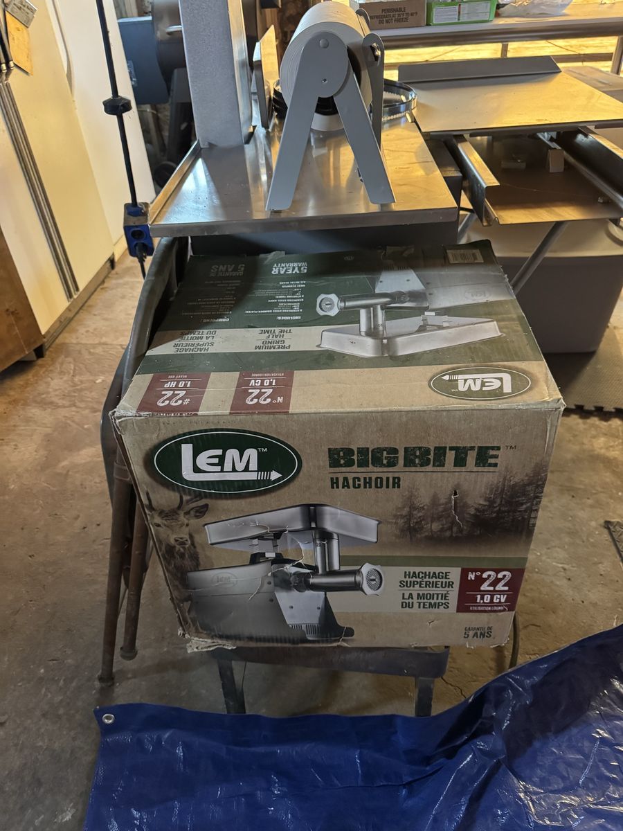 Meat saw and grinder