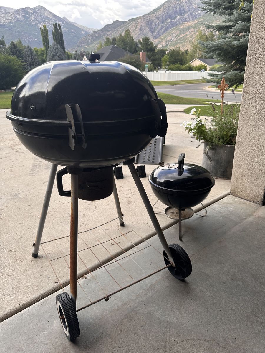 Weber Charcoal Grills, Set of Big & Small
