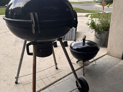 Weber Charcoal Grills, Set of Big & Small