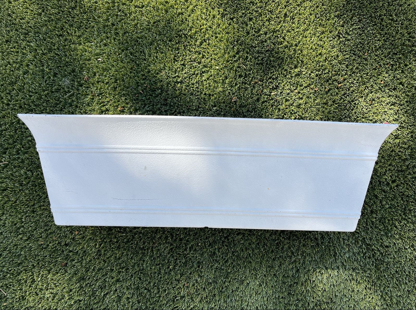 NEW Tan Rectangular Resin Planter/Flower Pot.