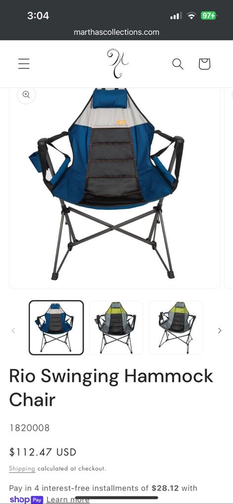 Camping Hammock Swinging Chair