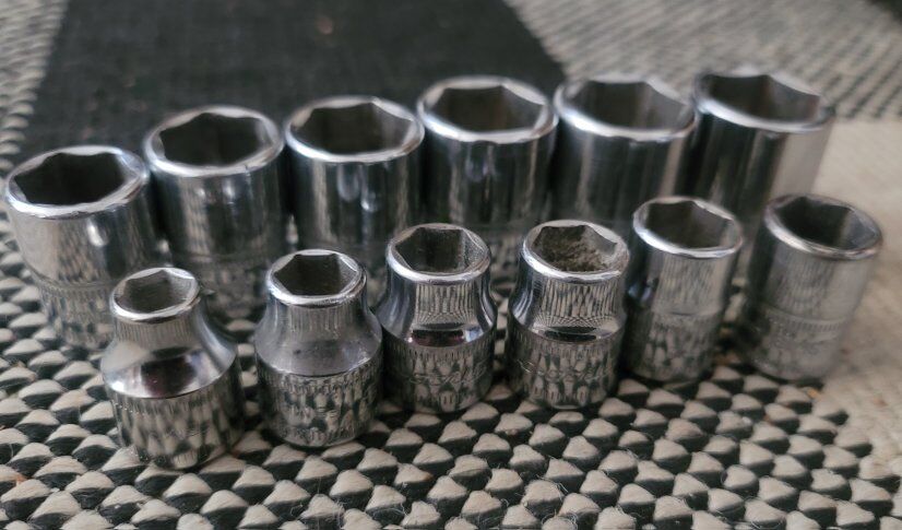 Snap-on 12 pc 3/8" Shallow Socket Set