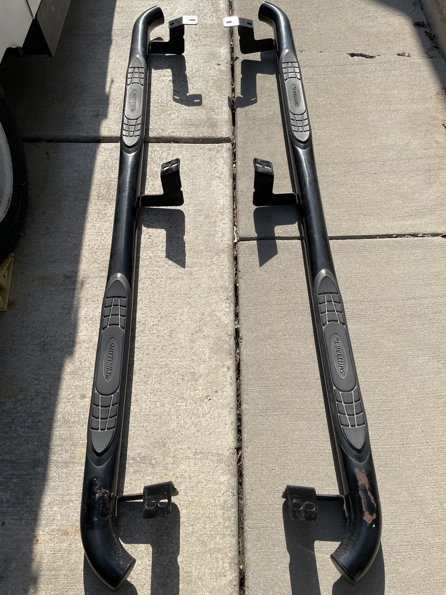 Smittybilt Black Side Step Nerf Bars Pair