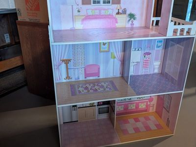 dollhouse / Barbie house, Teamson Kids Olivia's Little World Dreamland Tiffany Dollhouse Pink/Purple -