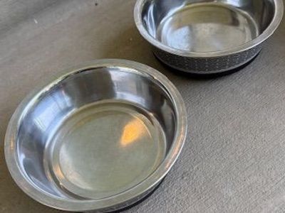 Stainless Still Non Skid Bowls