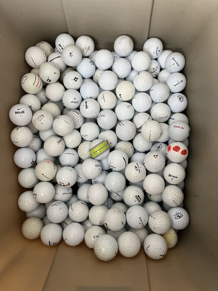 Used Golf Ball Lot - Mixed Brands & Models (Titleist Pro V1/V1x, Callaway, Srixon, etc.) - Practice/Play