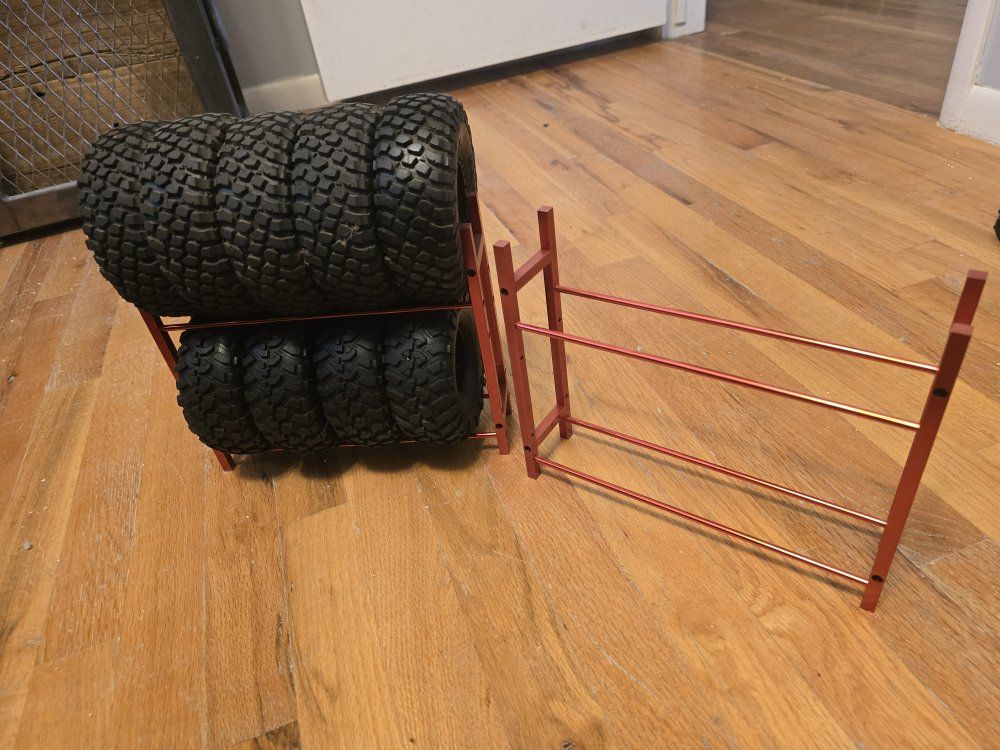 RC tire racks