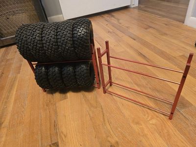 RC tire racks