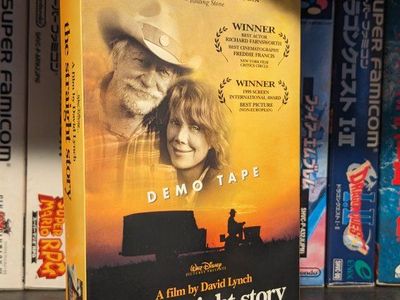 David Lynch The Straight Story VHS Rare Screener Tape